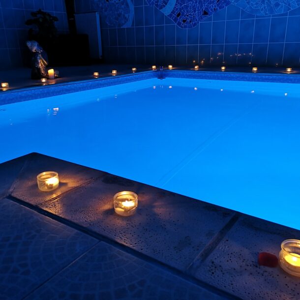 piscine nuit